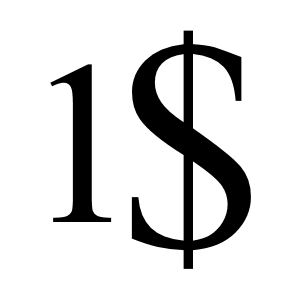 One dollar